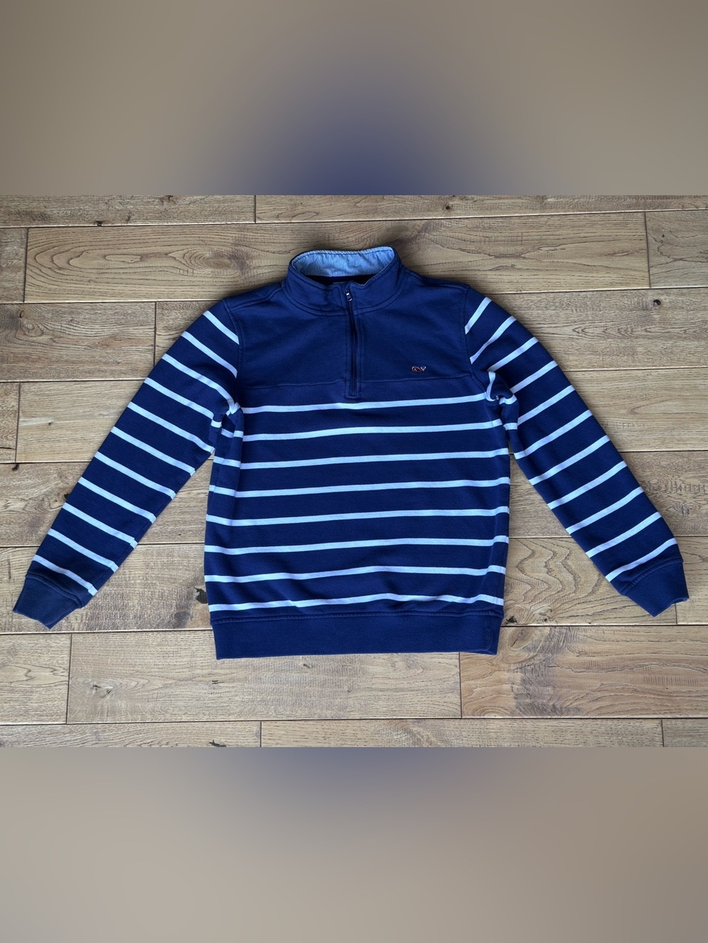 Vineyard Vines for Target Striped Quarter Zip Pullover size Large 12/14